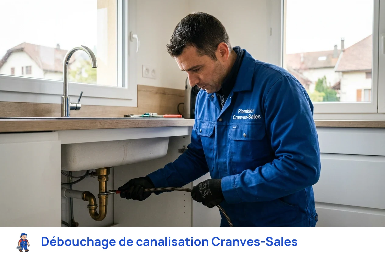 Débouchage de canalisation à Cranves-Sales