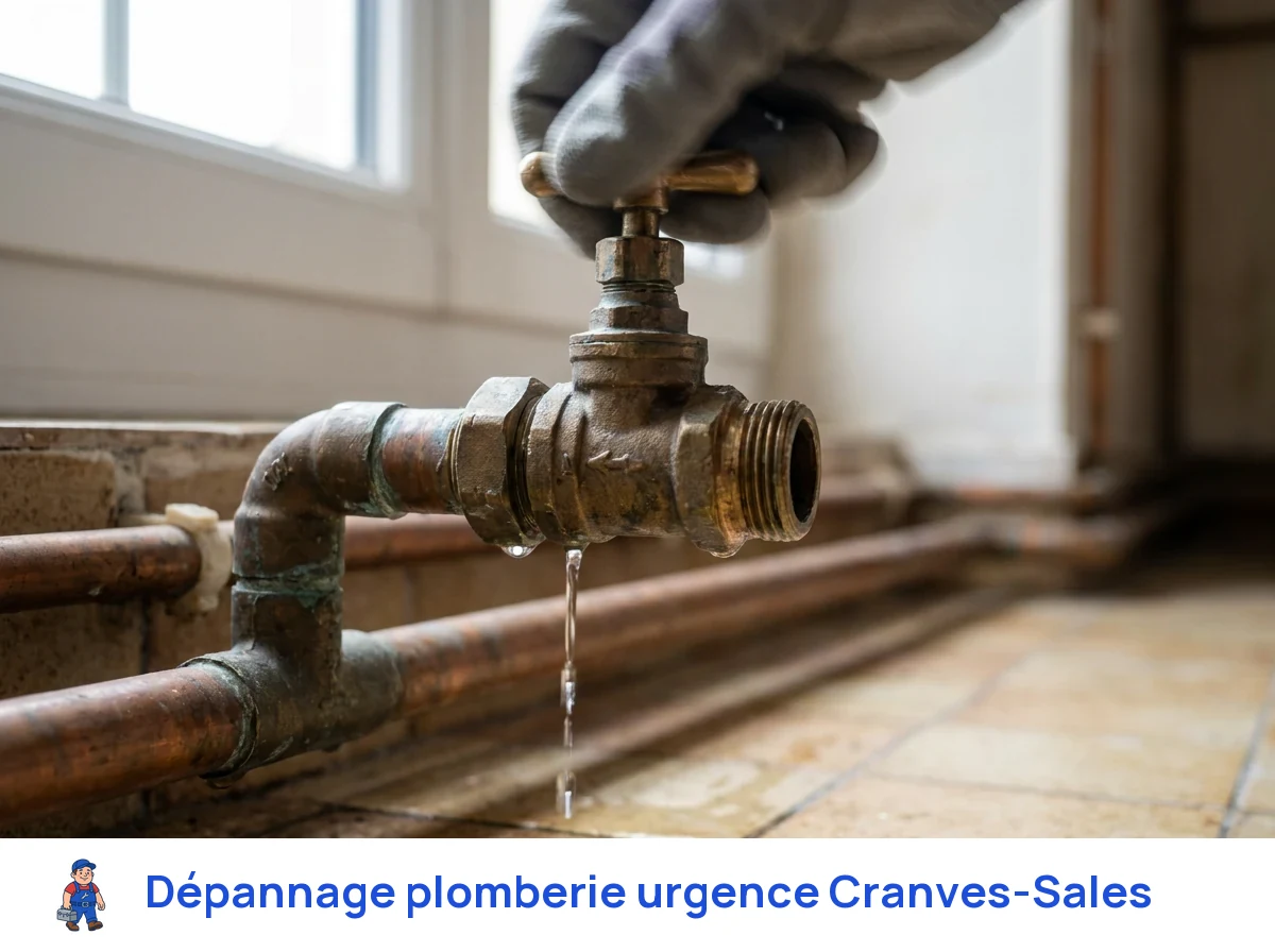 Dépannage plomberie urgence à Cranves-Sales