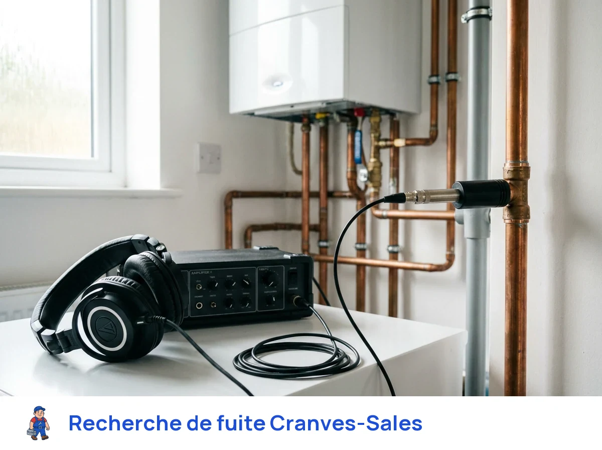 Recherche de fuite à Cranves-Sales