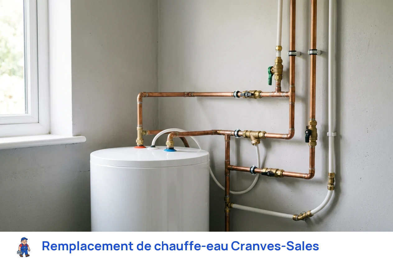 Remplacement de chauffe-eau à Cranves-Sales